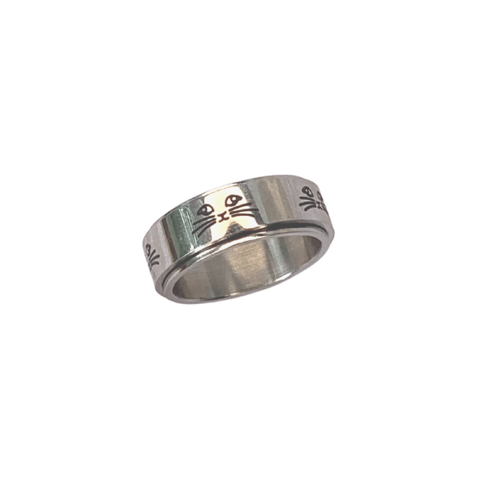 Cat Spinner Ring