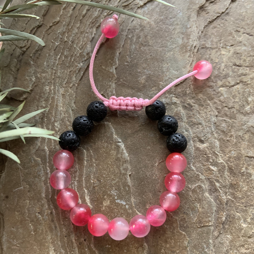 Kids Diffuser Bracelet - Pink-Peaceful Lotus