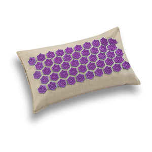 Lotus Acupressure Pillow - Purple-Peaceful Lotus