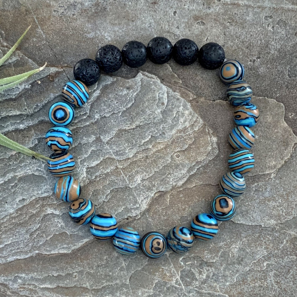 Diffuser Bracelet - Imagination Blue-Peaceful Lotus